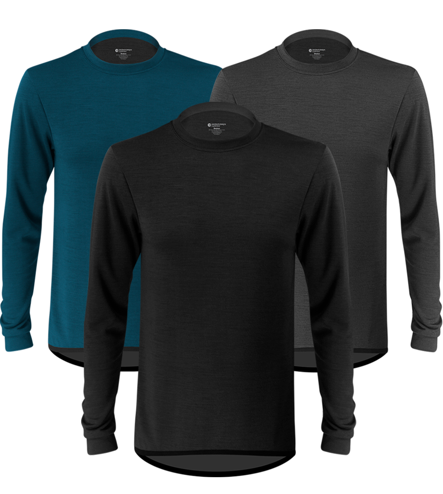 Men's High Performance Merino Wool Base Layer | Long Sleeve Wool Blend Athletic Shirt Questions & Answers