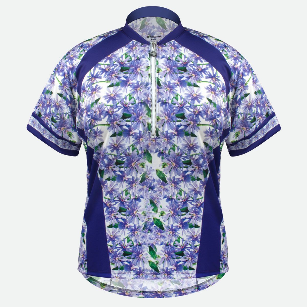 Women's Plus Size Liddy Purple Flowers Cycling Jersey | Loose Fit Jersey Questions & Answers