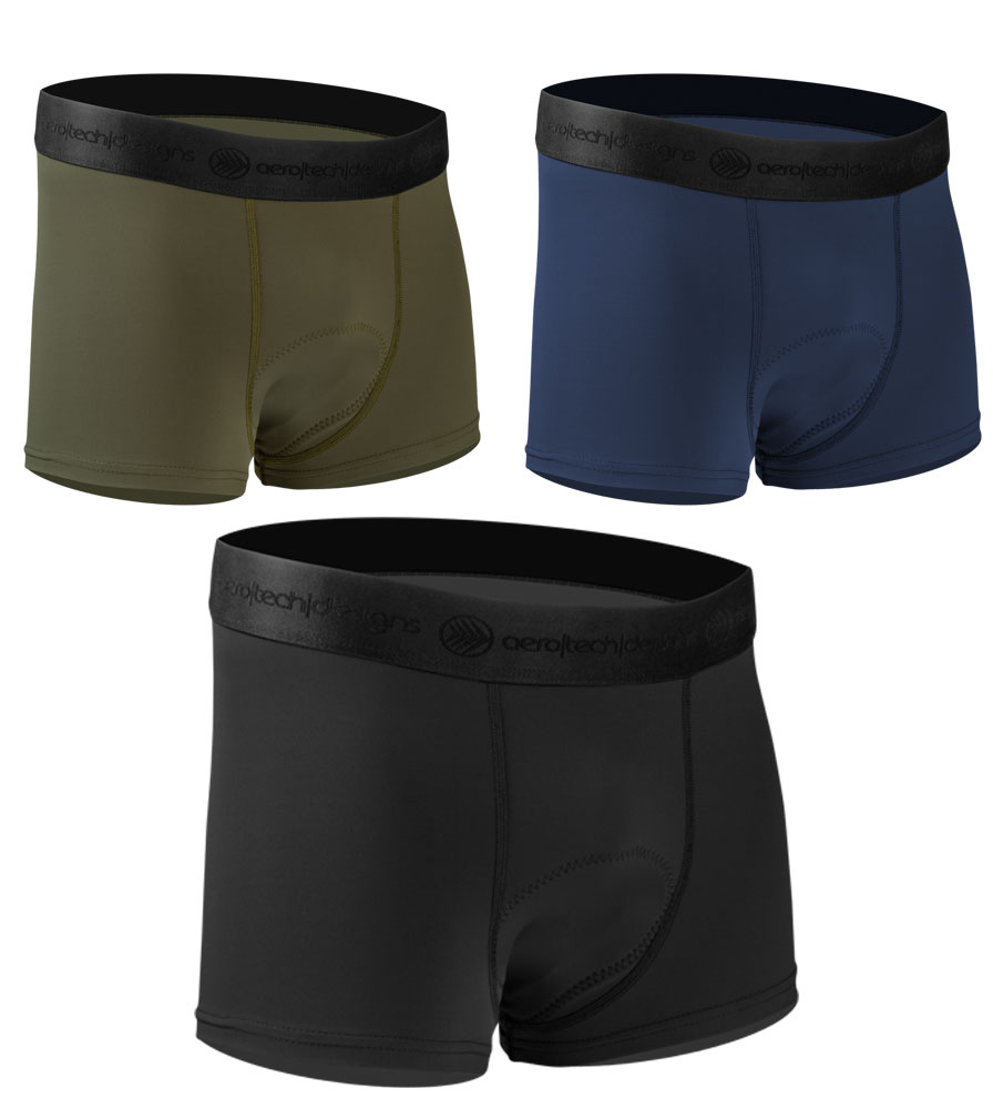 Men's High Performance Cycling Boxer Brief | 3" Inseam | Soft Compression Padded Underwear Questions & Answers