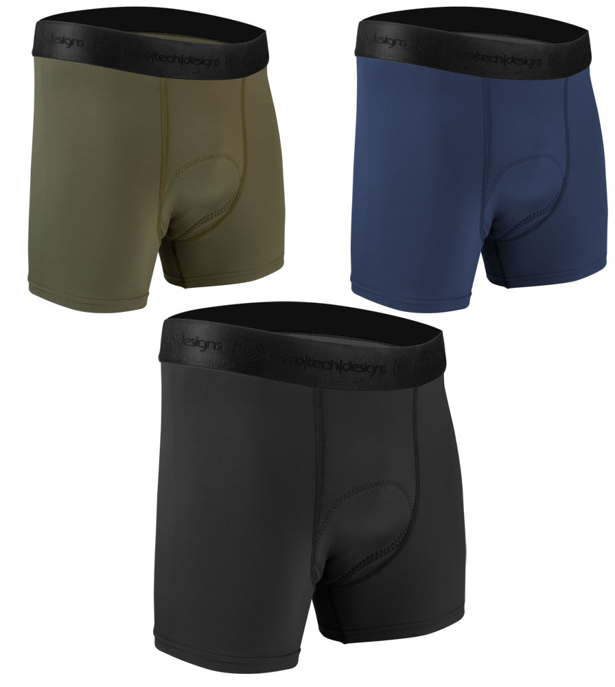 Men's High Performance Cycling Boxer Brief | 5" Inseam | Soft Compression Padded Underwear Questions & Answers