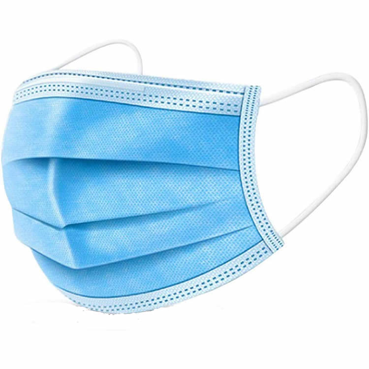 Blue Surgical Face Mask - Disposable with 3 ply filtration - 10 pack Questions & Answers