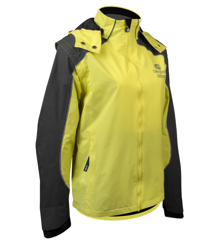 Women's AeroReflective High Visibility Rain Coat | 3-in-1 Convertible Jacket Questions & Answers