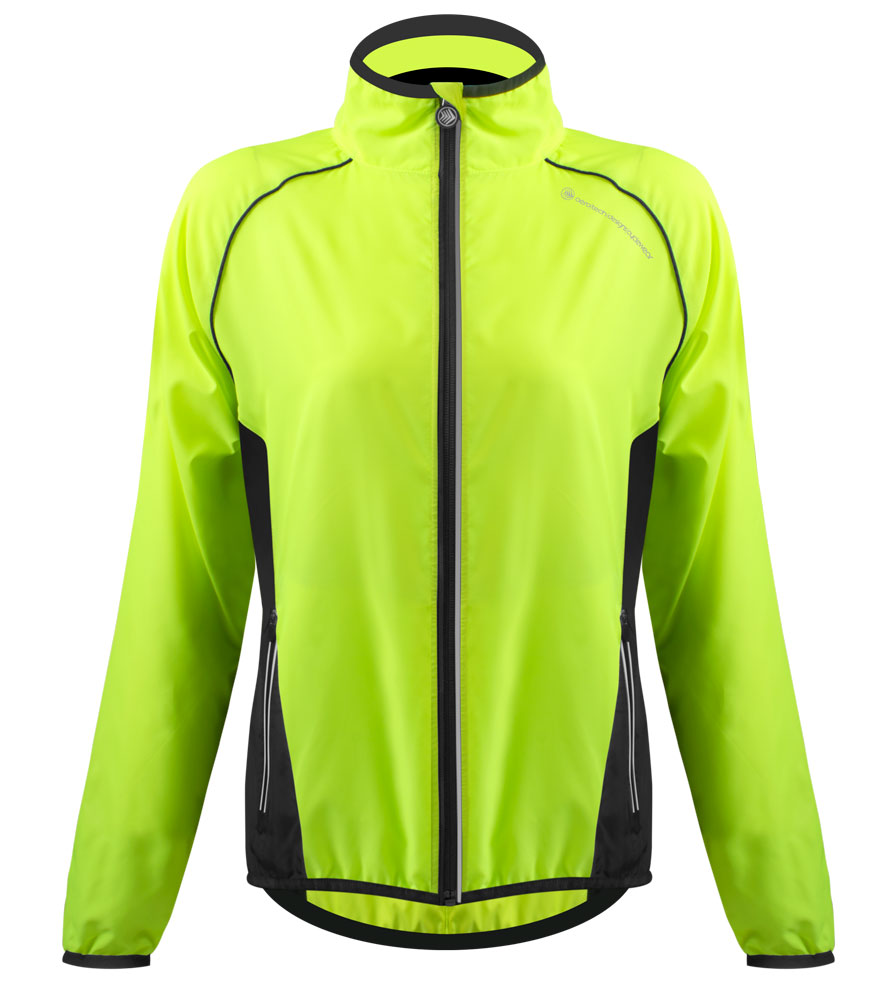 What are the measurements for the size small and large women’s jacket?