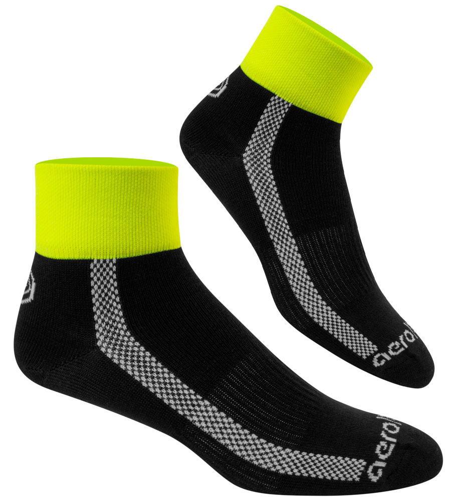 Wool Blend Athletic Socks | 3" Quarter Crew | Made in USA | Hi-Viz Lightweight Wool Blend Questions & Answers