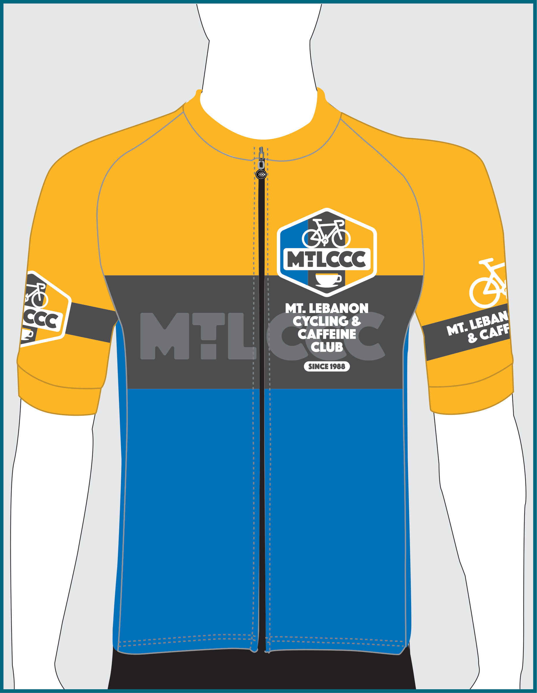 Mt. Lebanon Caffeine Club Peloton Jersey - Short and Long Sleeve Options Questions & Answers