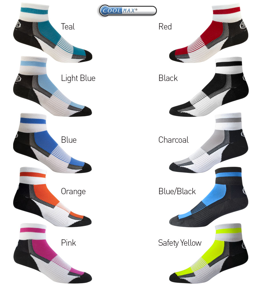 Coolmax Athletic Socks | 3" Quarter Crew | Made in USA | Performance Sock Questions & Answers