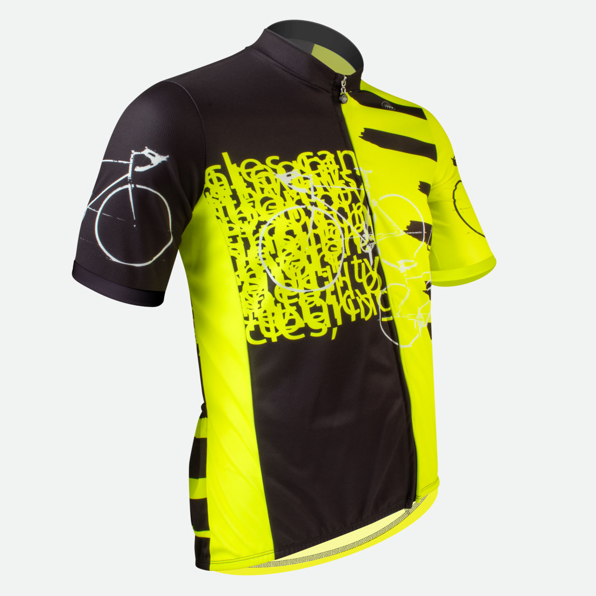 Men's TALL Expressions Cycling Jersey | Hi-Viz Safety Yellow and Red | Made in USA | Classic Jersey Questions & Answers
