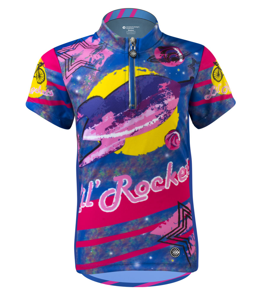 Aero Tech Youth Jersey - Lil Rockets - Orange/Pink - Cycling Jersey  Blast Off On Your Bike! Questions & Answers