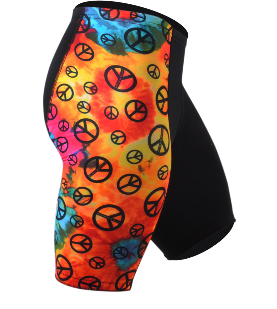 Aero Tech Men's Wild Print Peace PADDED Cycling Shorts - XX-LARGE Questions & Answers