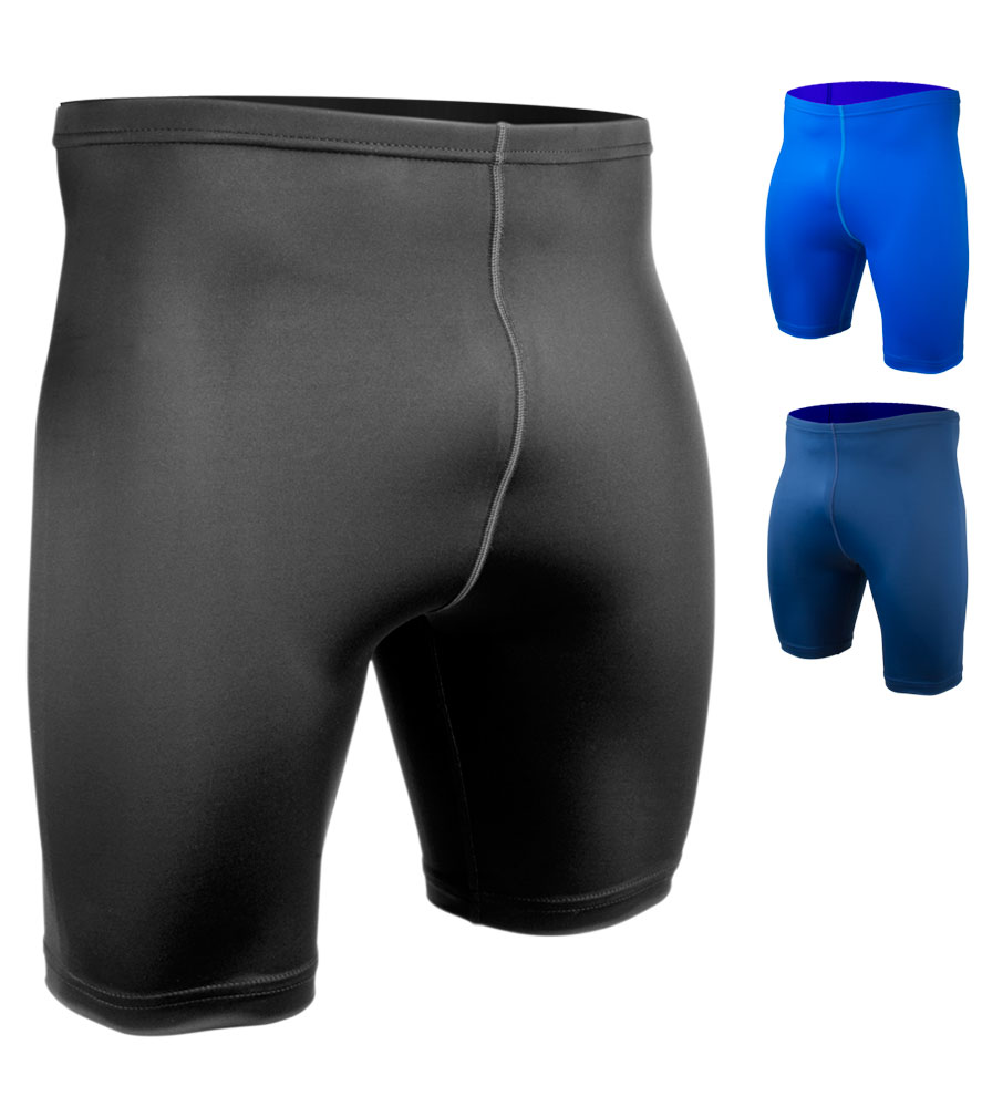 on these aero tech mens compression shorts how far  above the knee are they ?? I will use them for my long runs