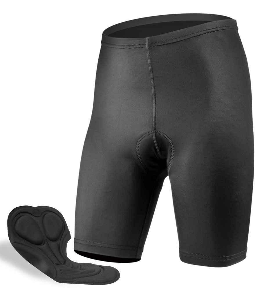 Men's USA Classic Padded Bike Shorts | Cycling Compression Shorts Questions & Answers