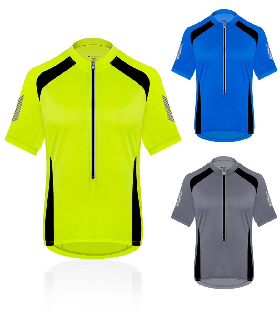 Men's Elite Cycling Jersey | High Visibility Performance Coolmax Jersey Questions & Answers