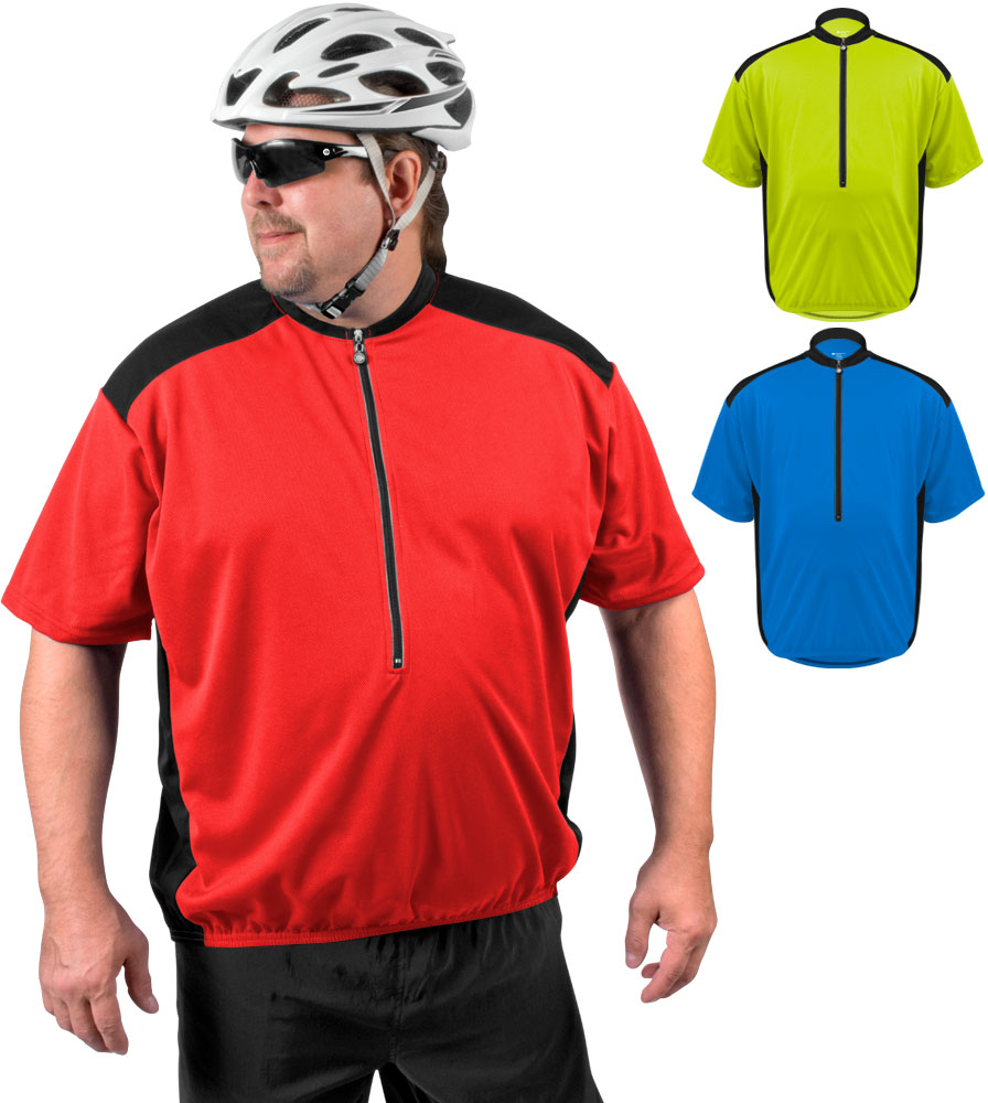 Big Man's Colossal Cycling Jersey | Loose Fit Extended Size Bike Jersey Questions & Answers