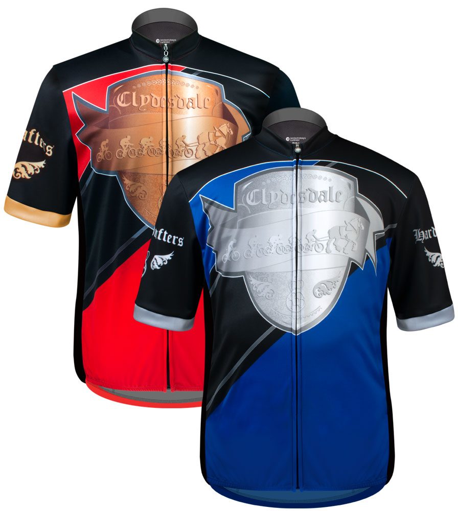 How long is the BIG Men's Sprint Jersey - Clydesdale Hardy Draft Jersey  in the front in a 3 XL Tall size ?