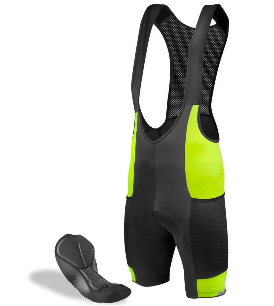 Men's Gel Touring Padded Cycling Bib-Shorts | Large Mesh Pockets Questions & Answers