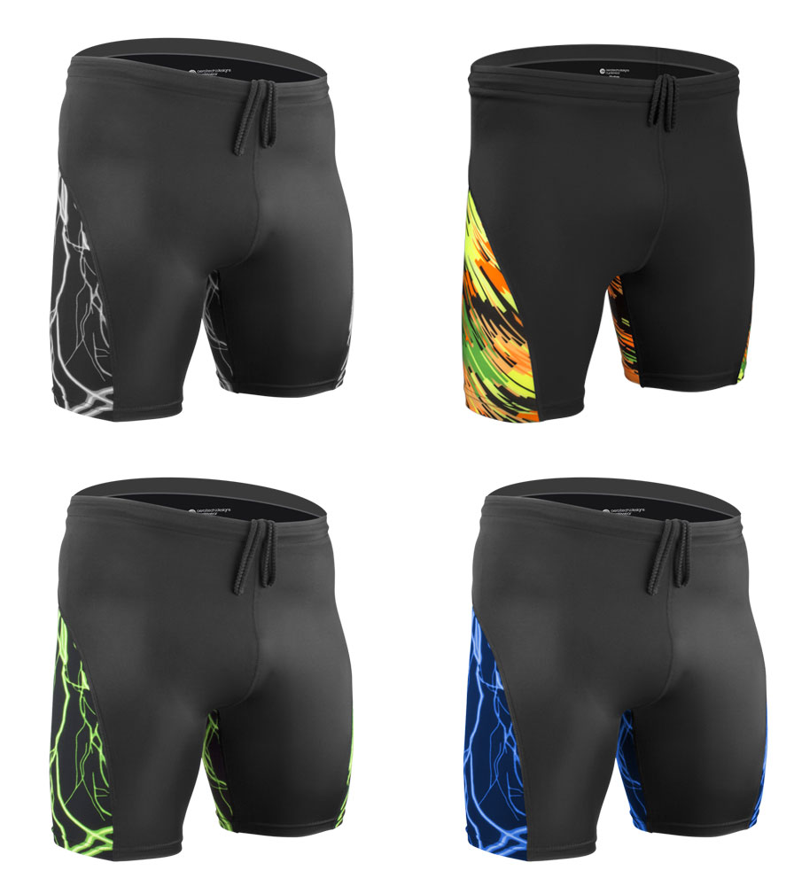 Aero Tech Men's Exercise Short UNPADDED High Performance Compression - High Visibility Neon Questions & Answers