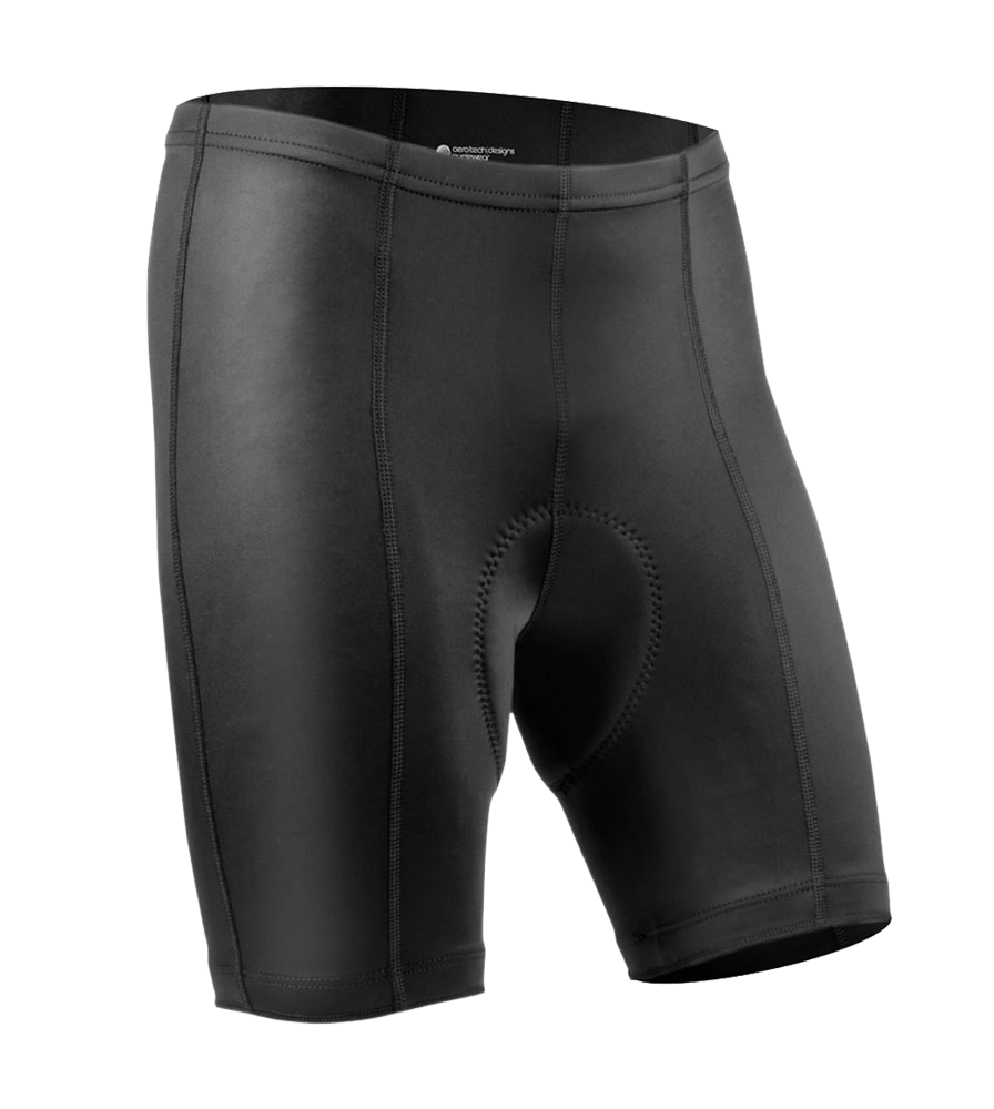 Aero Tech Men's PADDED Black P. Cycling Shorts - Made in U.S.A. Questions & Answers