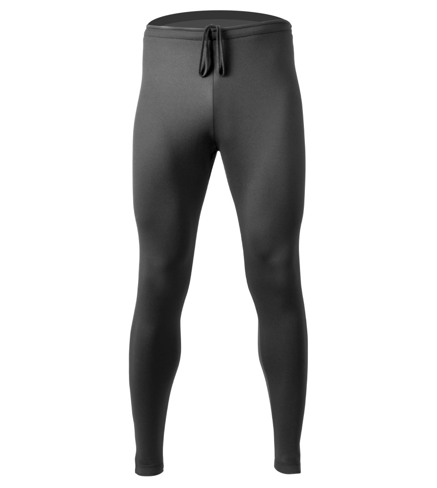 Men's USA Classic | Black Stretch Fleece Unpadded Workout Tights Questions & Answers