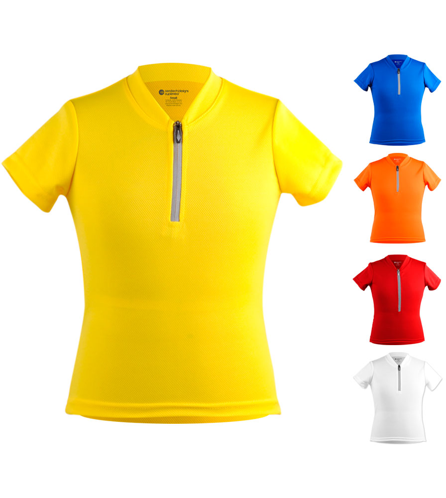 Solid Color Cycling Jersey | Youth Sizes | Lightweight | Made in the USA Questions & Answers