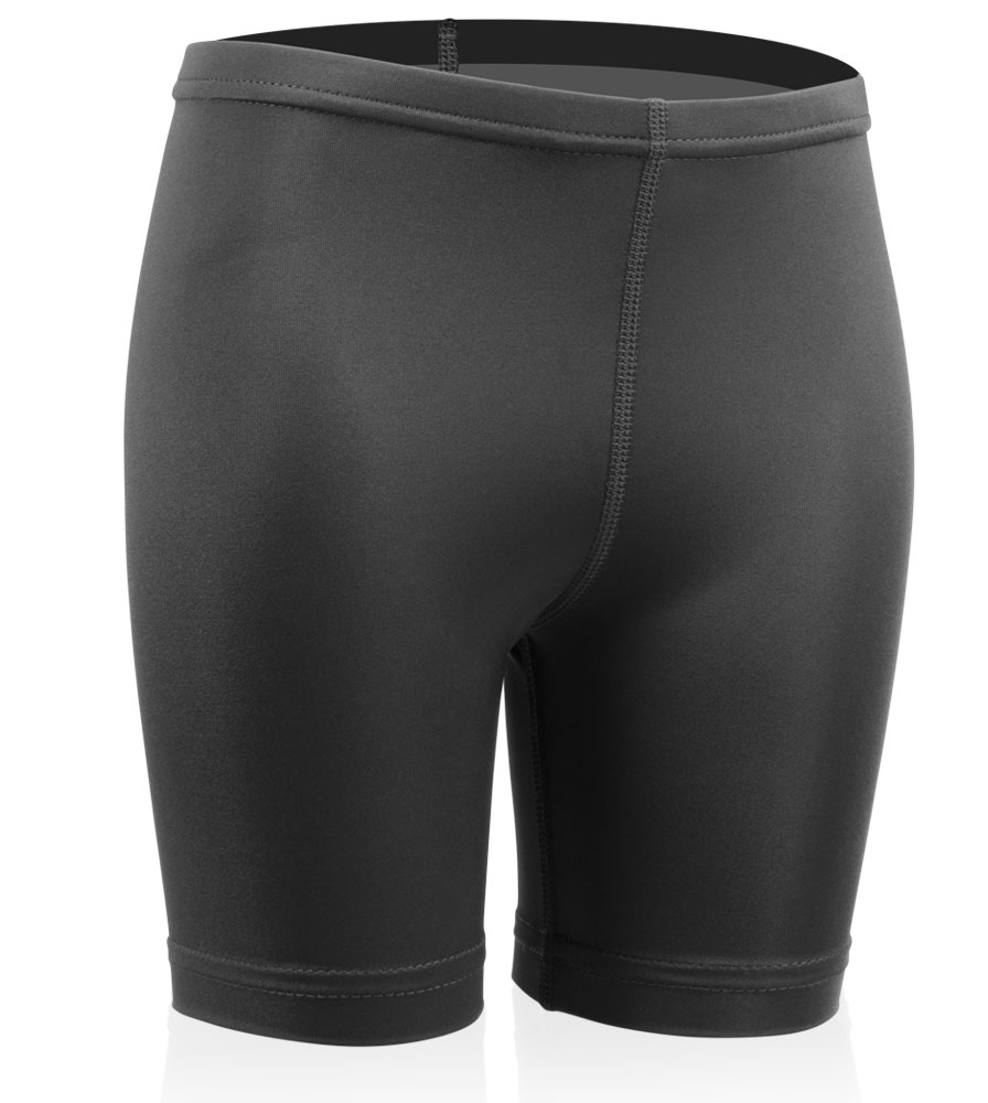 Youth Size USA Classic Compression Short | Unpadded Black Spandex Shorts for Kids Questions & Answers