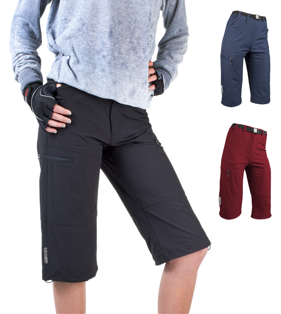 Women's Urban Pedal Pusher Knickers | Loose Fit Multi-Sport Cargo Capris Questions & Answers