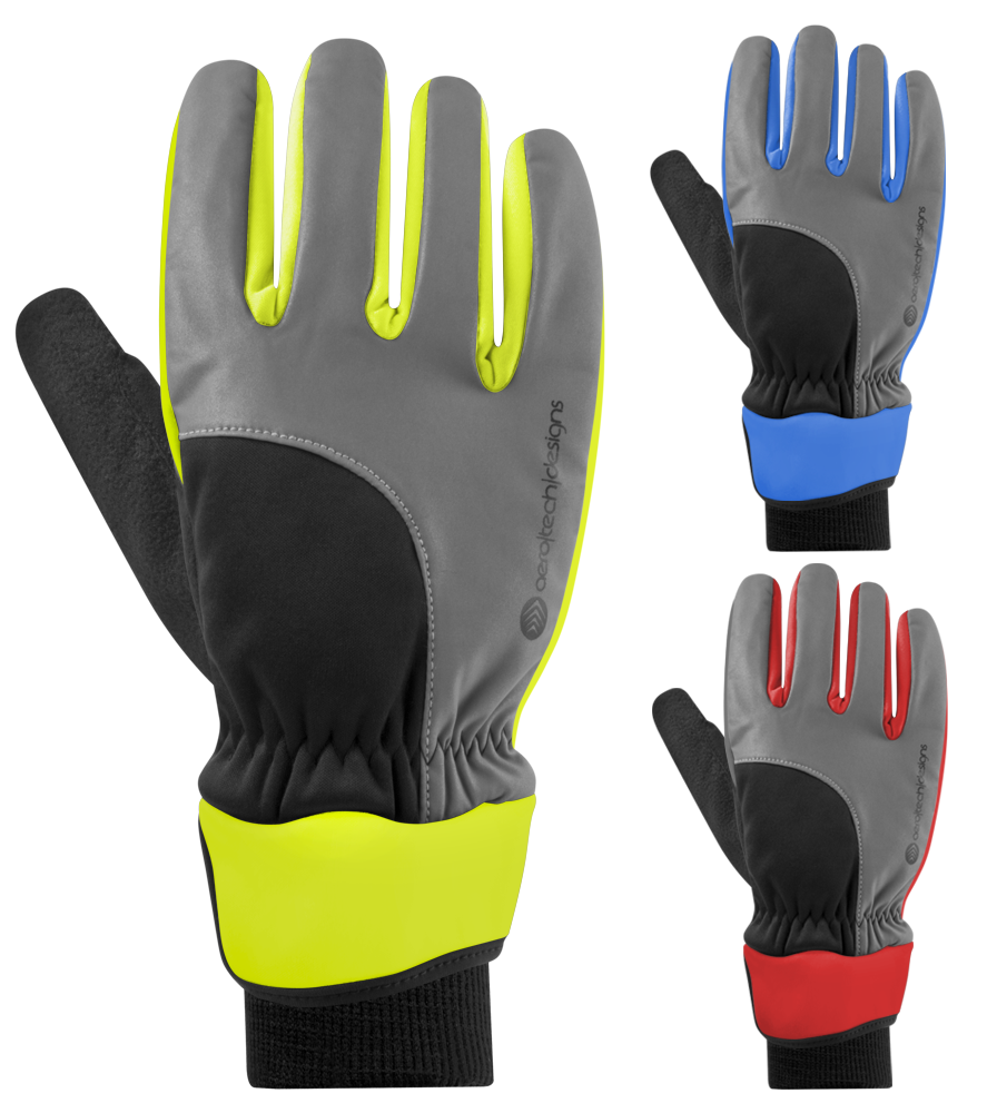 AeroReflective Cycling Gloves | Gel Padded Palm | Full Finger | Reflective | Thermal Insulated Questions & Answers