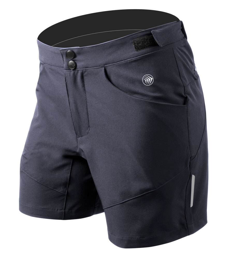 Thrilled to find women's trail shorts that won't go over my knees.  Is there a size chart with HIP measurements?