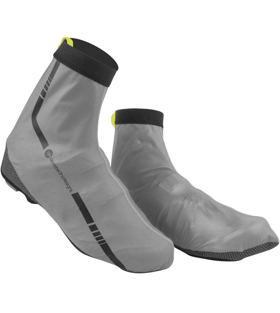 AeroReflective Cycling Shoe Covers | High Visibility Windproof Reflective | Mid-Weight Shoe Cover Questions & Answers