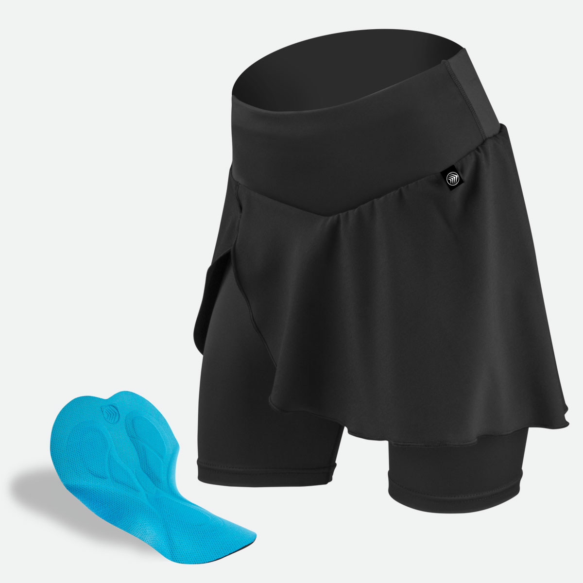 Women's Thrive Cycling Skort | High Waist Bike Short with Skirt Cover Questions & Answers