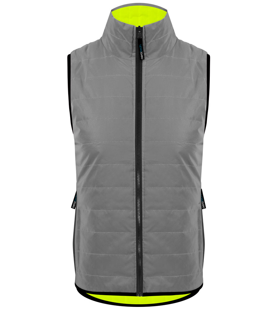 Women's Sierra Puffer Vest | Reversible Hi-Viz Reflective and Safety Yellow Questions & Answers