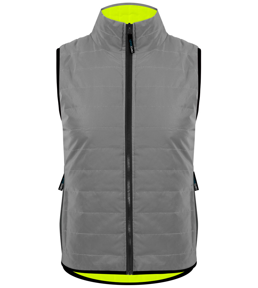 Men's Sierra Puffer Vest | Reversible Hi-Viz Reflective and Safety Yellow Questions & Answers