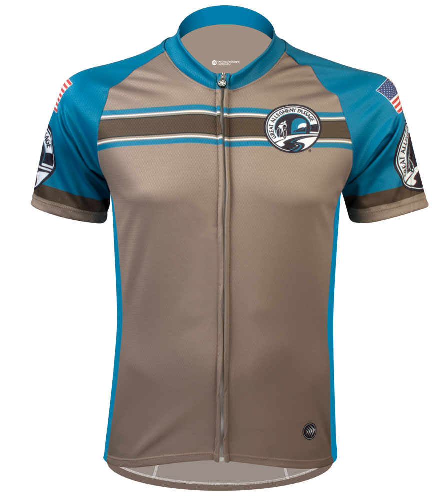 Greater Allegheny Passage Teal Stripe Jersey | GAP and C&O Trail Jersey Questions & Answers