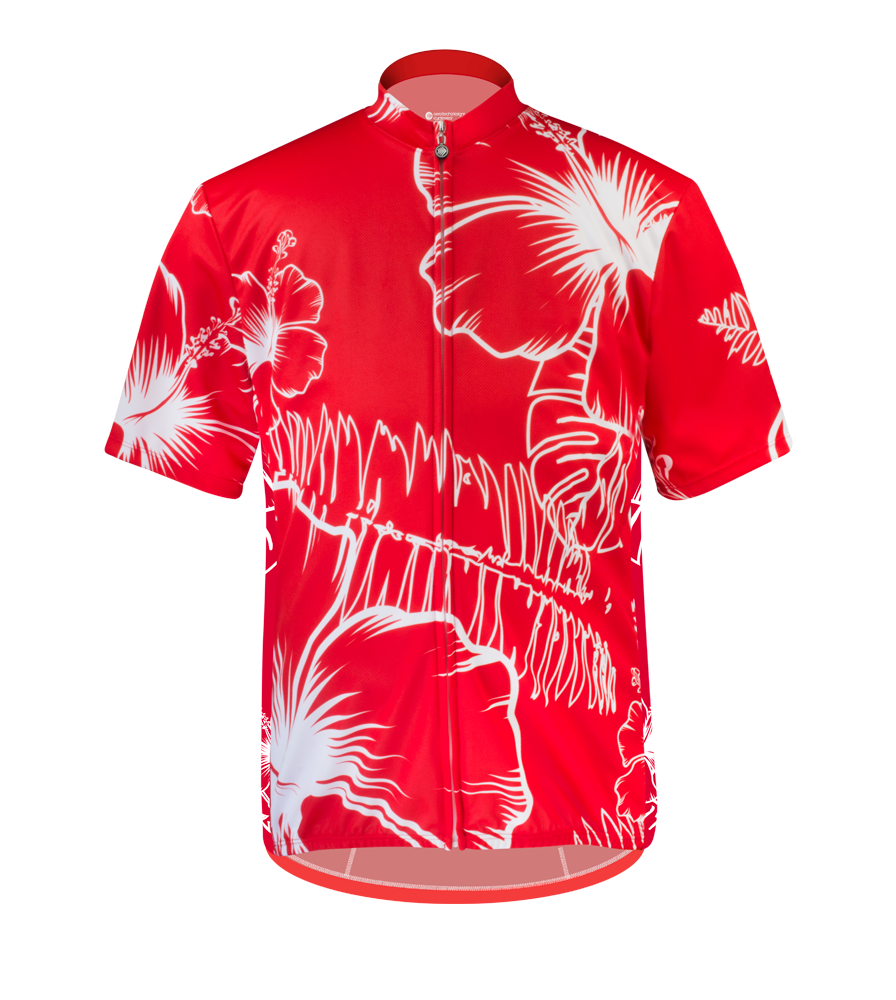 Aero Tech BIG Men's Sprint Jersey - Big Kahuna - Hawaiian Themed Cycling Jersey Questions & Answers