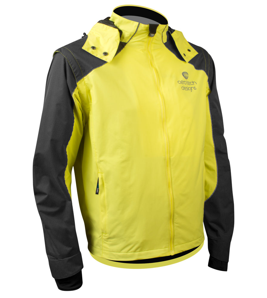 Men's AeroReflective Rain Coat | High-Visibility | 3-in-1 Convertible Jacket Questions & Answers