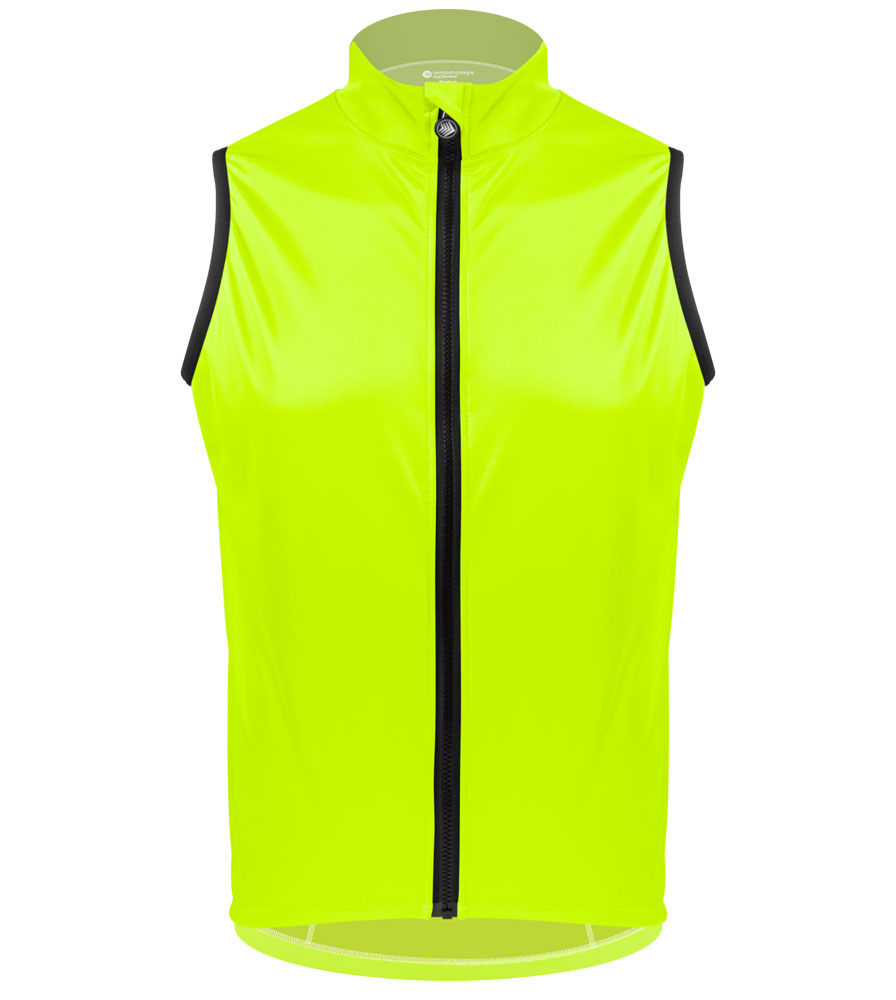 Men's USA Classic Safety Yellow Windproof Bike Vest Questions & Answers