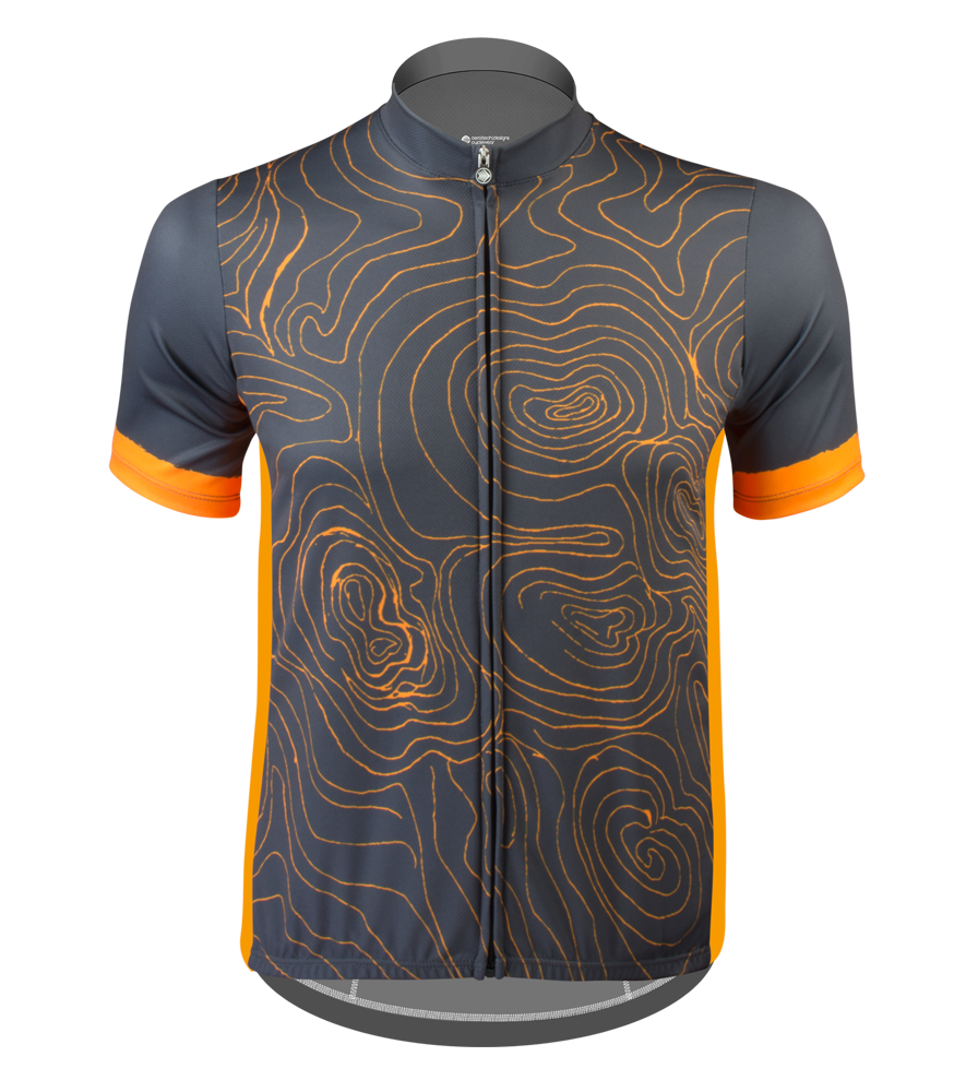 Men's Topo Cycling Jersey | Elevation Map Bike Jersey | Classic Cut | Relaxed Fit Questions & Answers